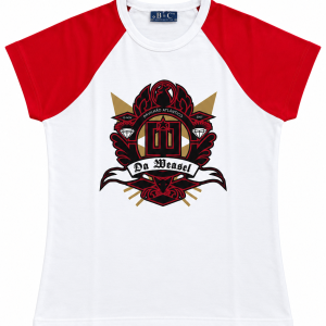 T-shirt Mulher — Da Weasel Branca Atlantico - Vintage